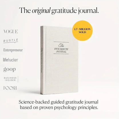 The Gratitude Journal - A Daily Guide to Positivity and Self-Help [Black]