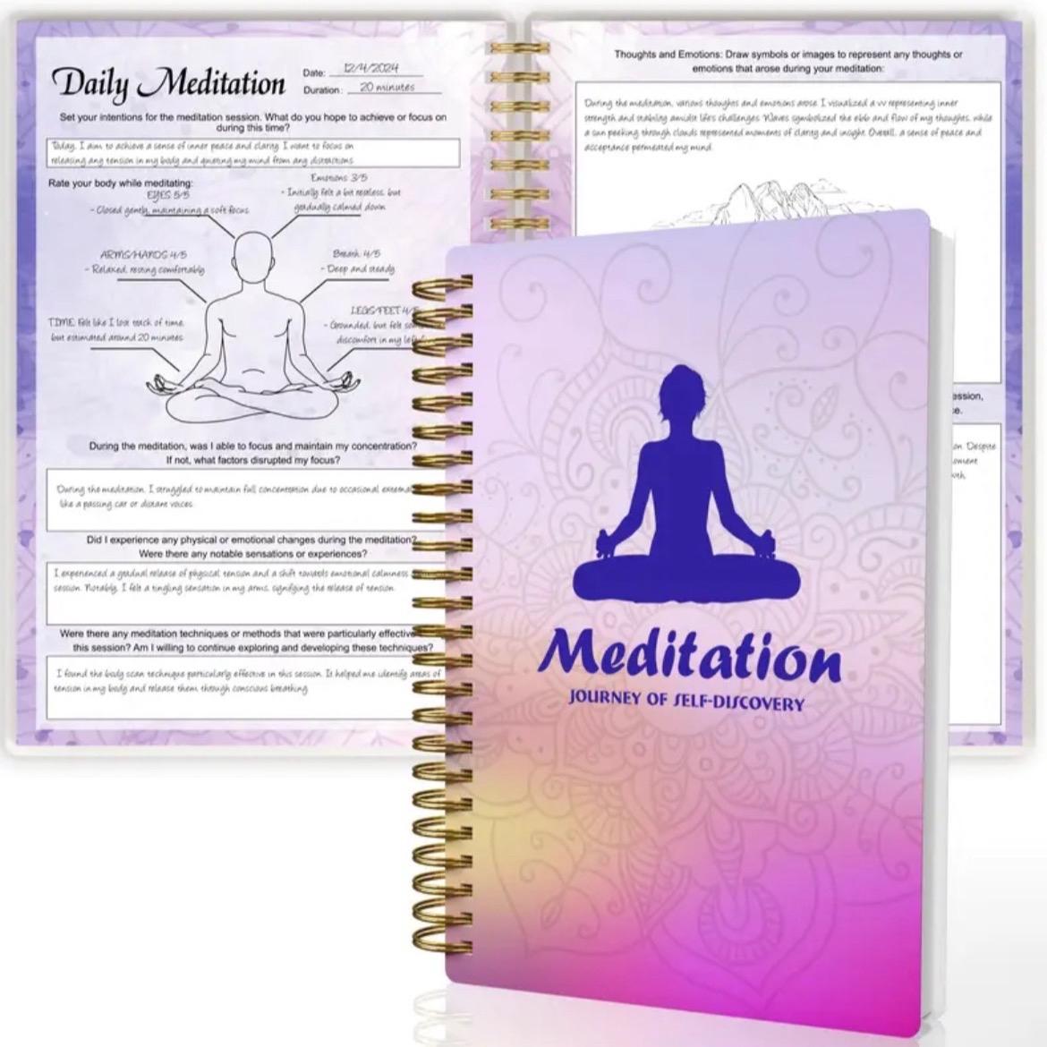 Meditation Journal - Spiritual Journal for Self-Help and Personal Growth