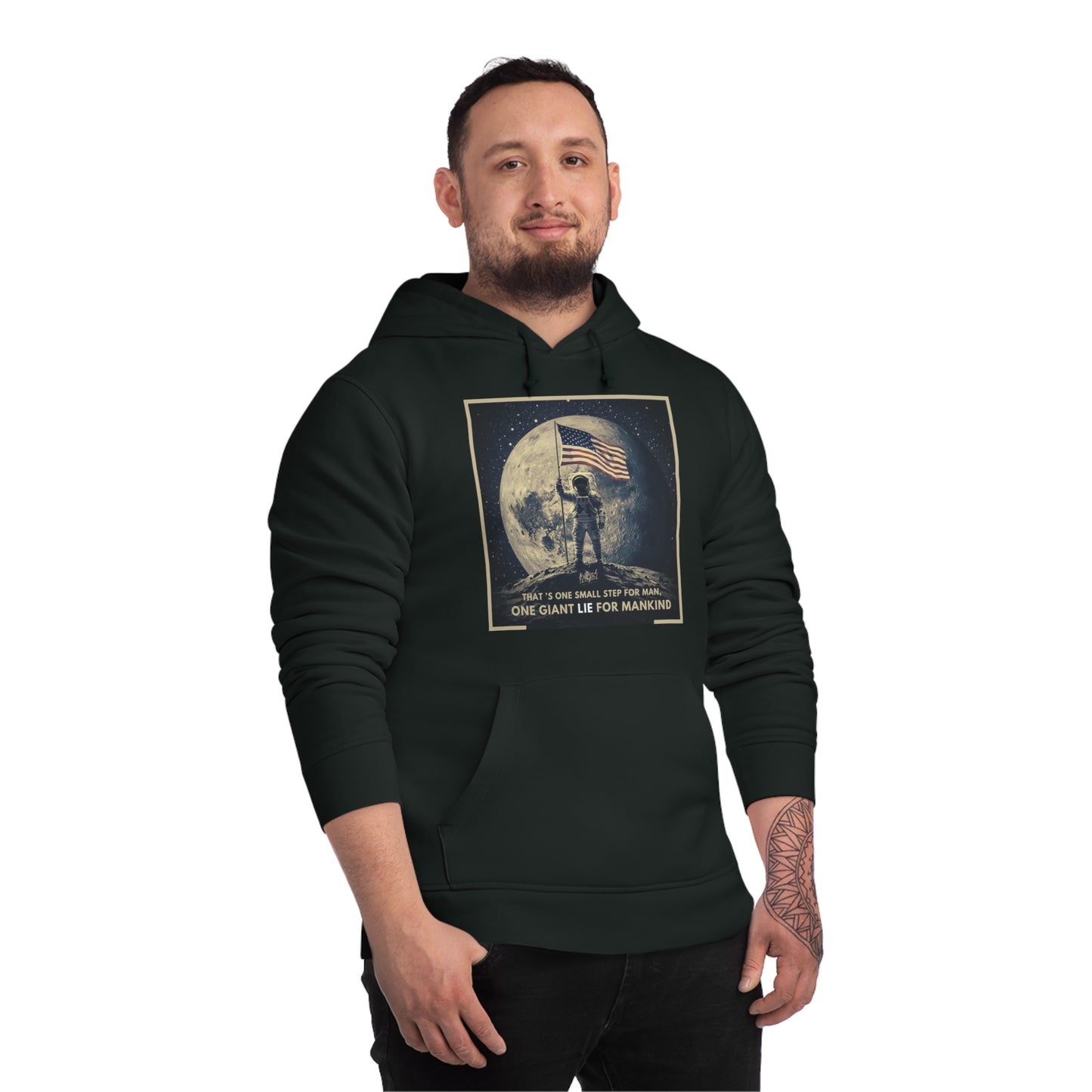 The Moon Landing - Organic Hoodie