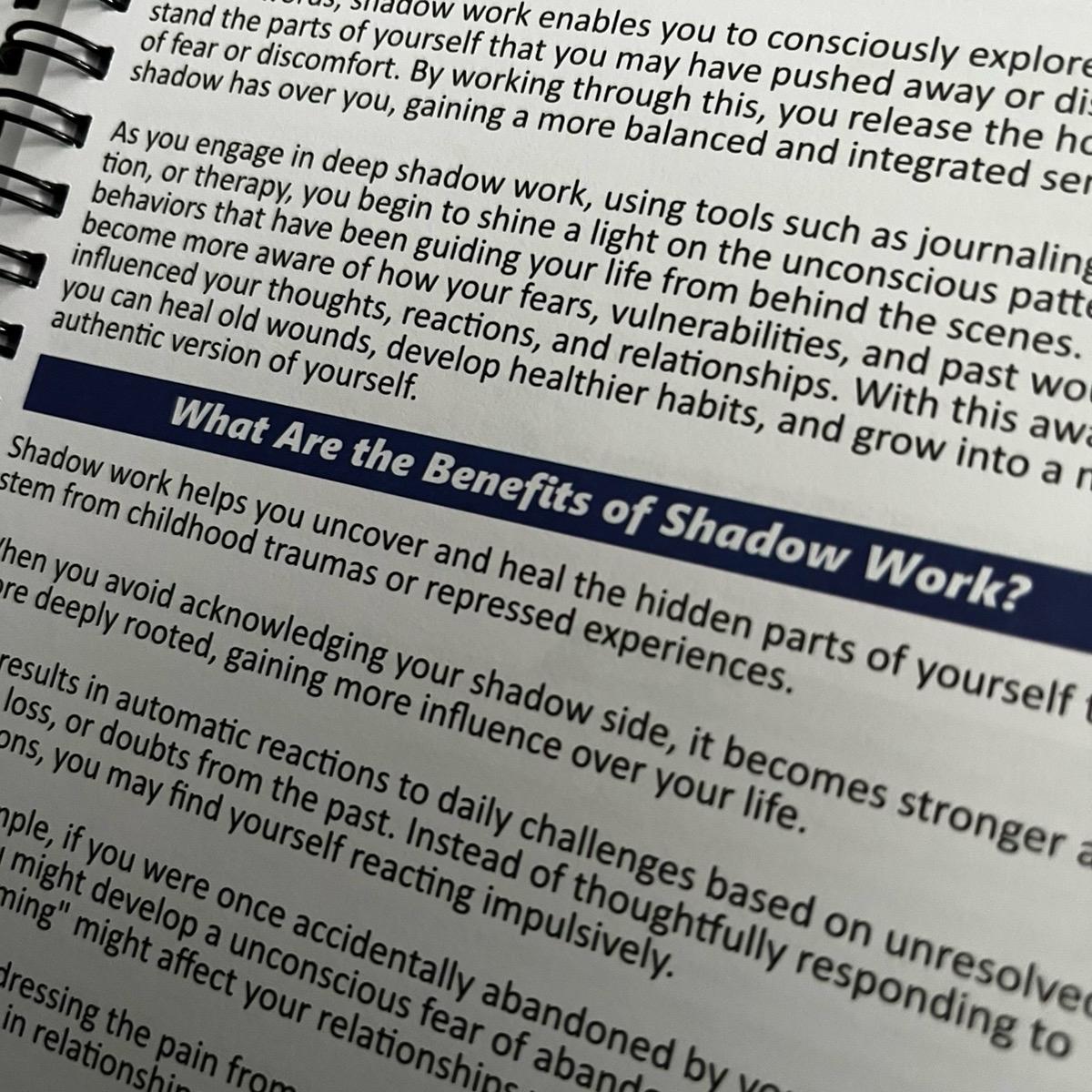 Shadow Work Journal - Awakening Journal- Ascension Diary - Spiritual Journal for Self-Help and Personal Growth