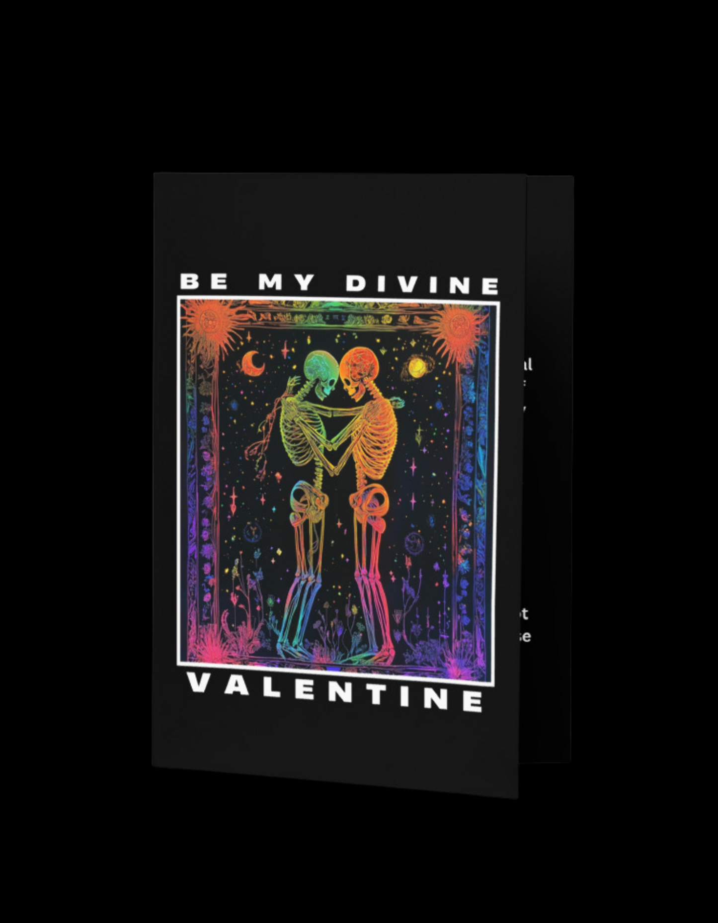 "Divine Love: A Valentine Beyond Time" - Greeting Card - Valentines Card